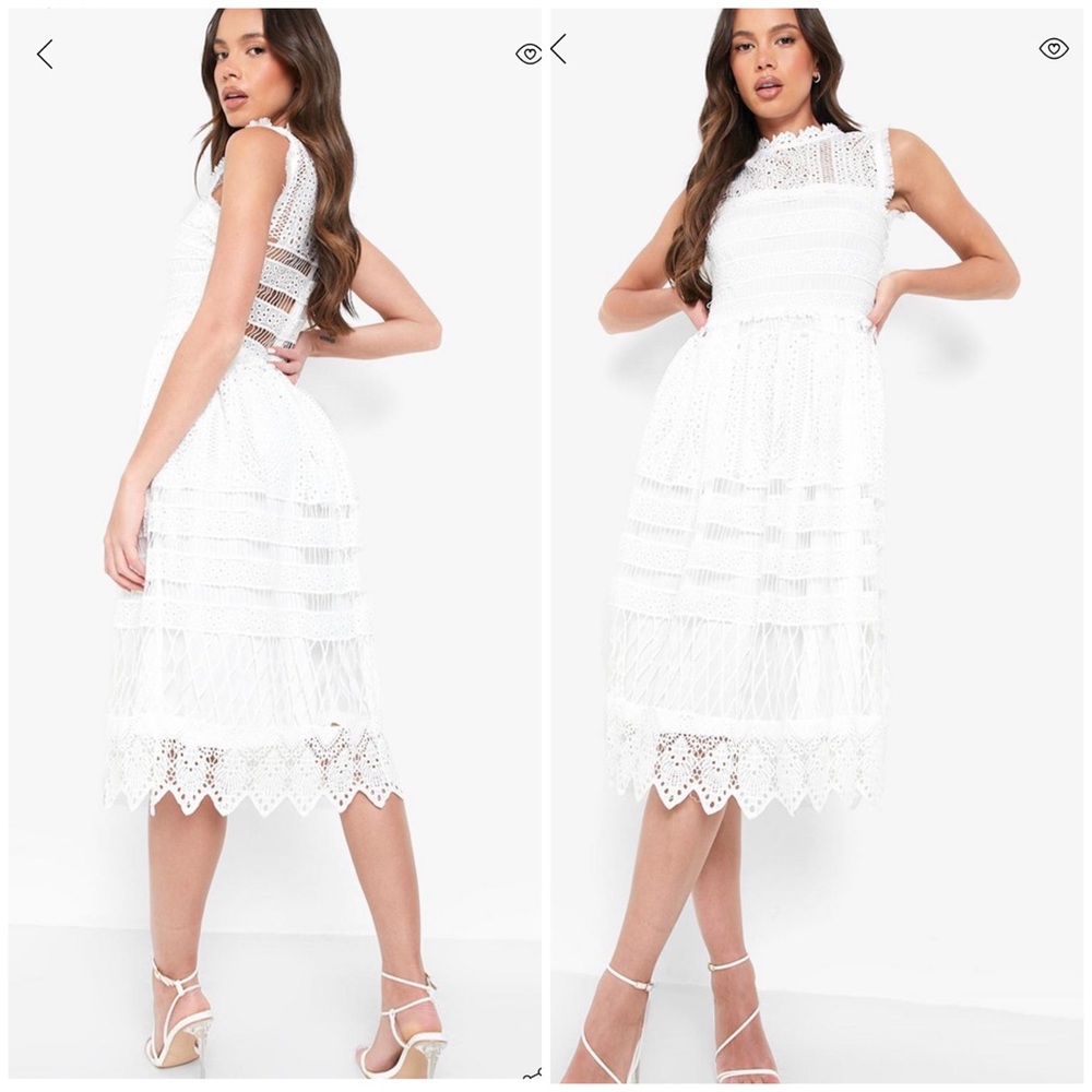 Lace skater dress